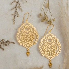 BREATH OF LIFE EARRINGS CITRINE