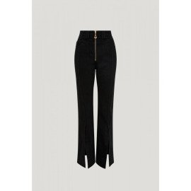 Black Lola Denim Wide Leg Jeans
