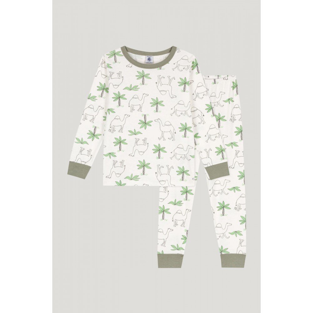 Boy's White Fusain Pyjama