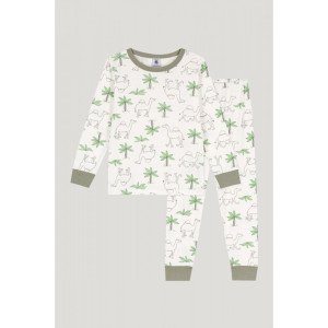 Boy's White Fusain Pyjama