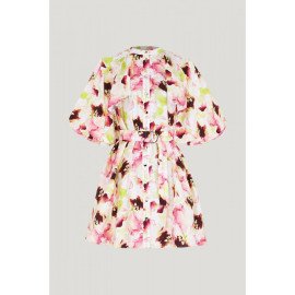 Dipped Rose Print Winspear Mini Dress