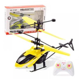 Flying Helicopter Mainan Helikopter Terbang RC Remote Control Sensor