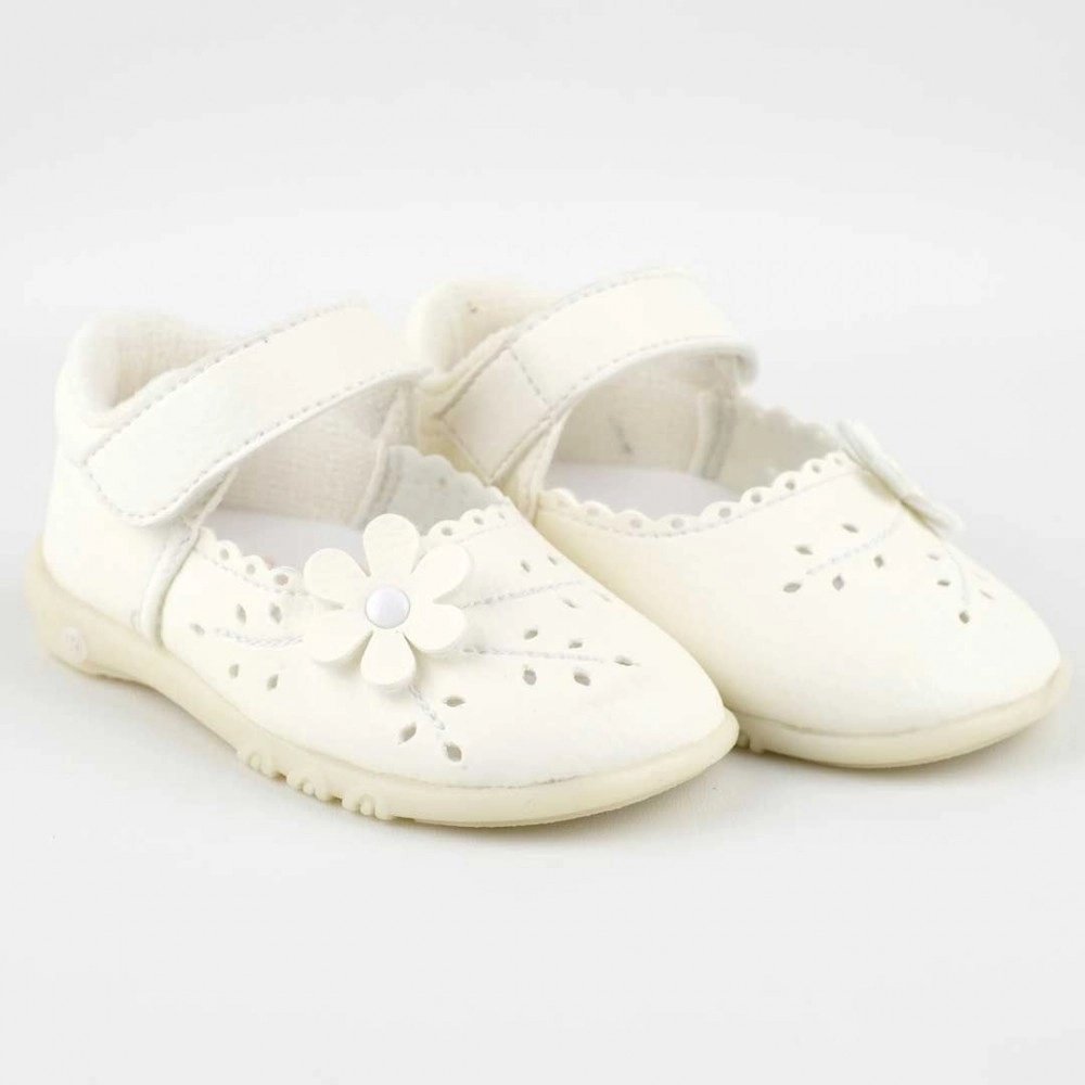 Happy Baby - Girls' Sound Baby Shoes - PCB-851 - White - Size 22