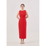 Jiselle Pleated Cut Out Dress