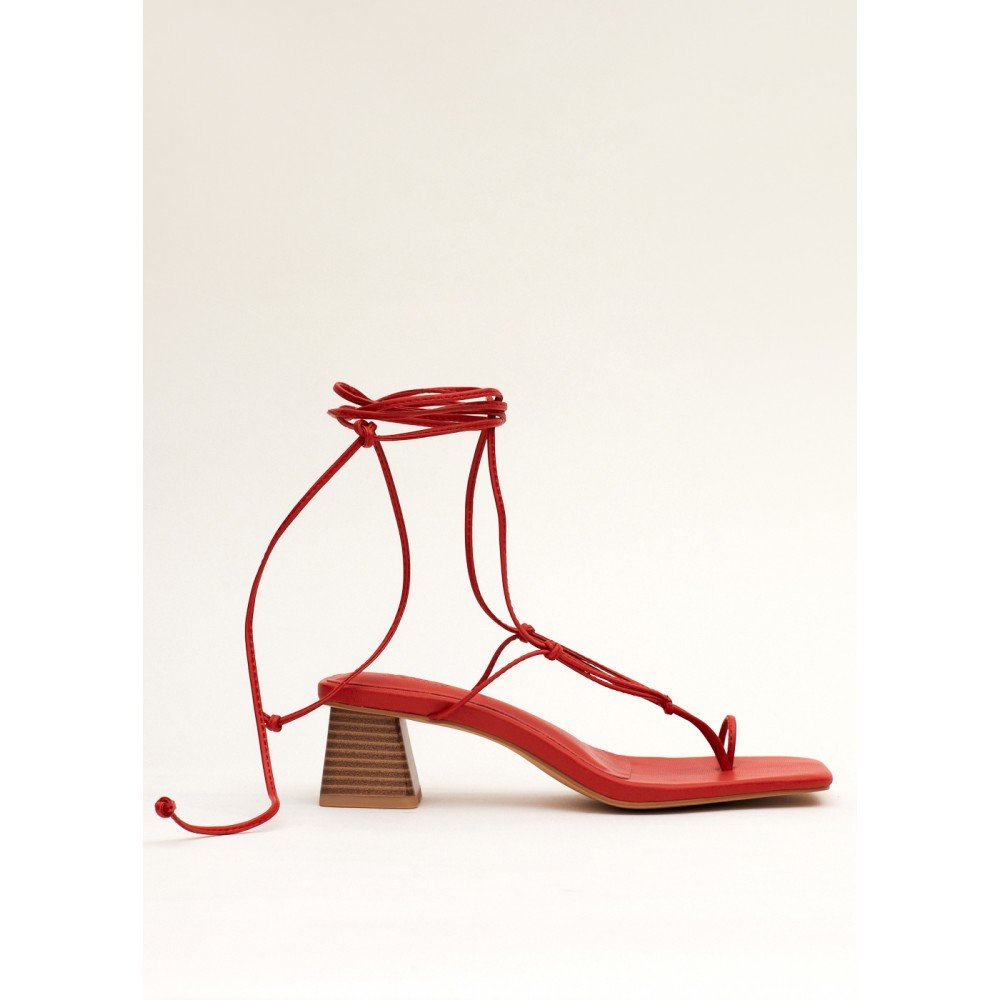 Kamari Square Toe Wrap Sandals