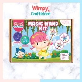 Wimpy Fairy Magic Wand Craft KIT Painting Art Set Kerajinan Tangan